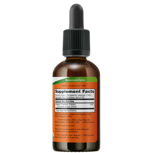 Extracto Líquido de Cúrcuma Orgánico (2 fl. onz. ) /Turmeric Extract Liquid Organic