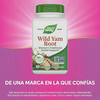 Wild Yam 850 mg (100 veg caps), Nature's Way