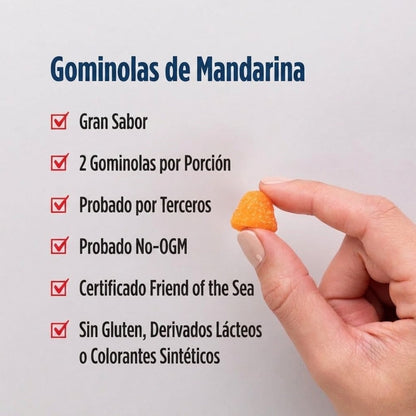 Nordic Omega 3 - 82mg - Mandarina - 60 Gomitas