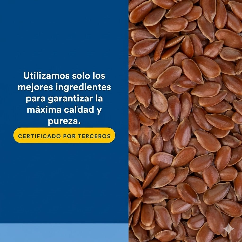 OmegaFactors® Aceite de linaza 1,000 mg Orgánico Certificado 90 sg, Natural Factors