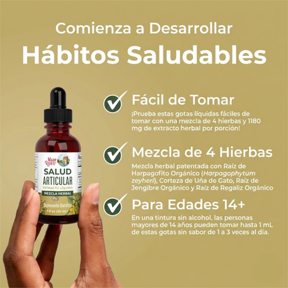 Gotas líquidas para la salud de las articulaciones,1 fl oz (30ml)