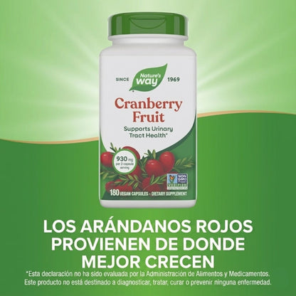 Arándano Rojo - Fruto - 930mg - 180 Cápsulas Veganas