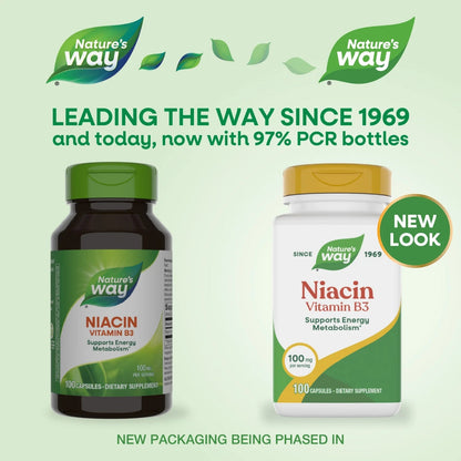 Niacina B3, 100 mg (100 caps), Nature's Way