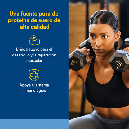 Whey Factors® Proteína en Polvo de Buey Alimentado con Pasto  – Vainilla Francesa 2 lb, Natural Factors