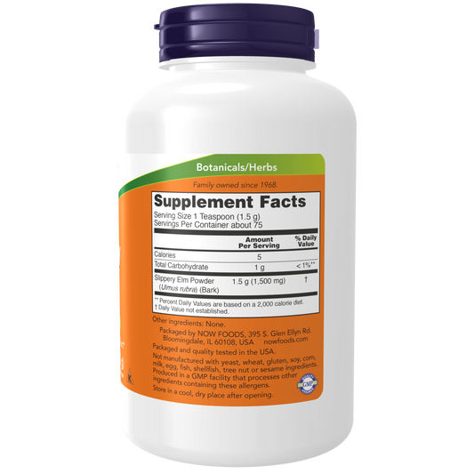 Polvo de olmo resbaladizo 113g / Slippery Elm powder 4 oz
