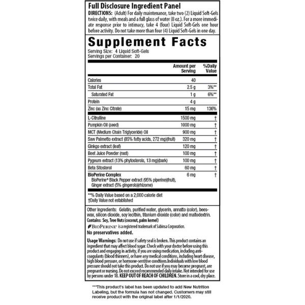 EX Prosta-Strong ROJO, Salud de Prostata (80 softgels), Irwin Naturals