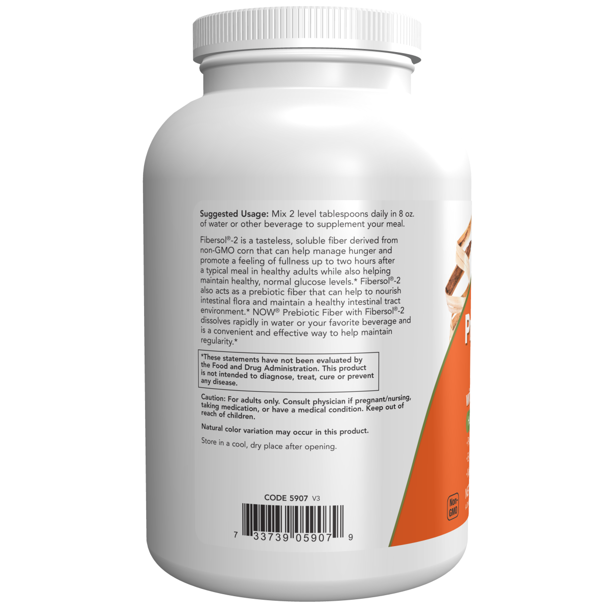 Fibra prebiótica enpolvo Fibersol®-2 (12 Oz)/ Prebiotic Fiber with Fibersol®-2 Powder