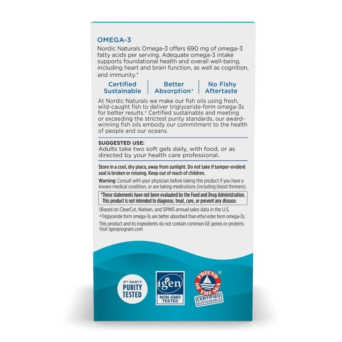 Omega-3 - 690mg - 120 Cápsulas Blandas