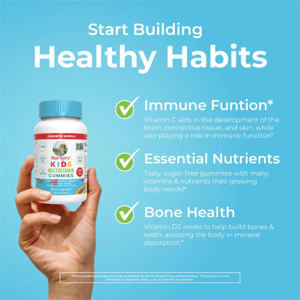 Multivitaminico para niños en gomitas / Kids Multivitamin Gummies, Strawberry Papaya & Super Punch, 60 ct