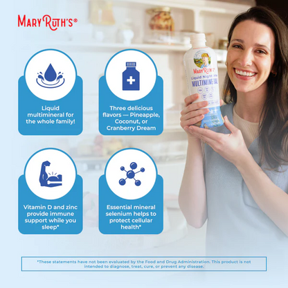 Multimineral líquido nocturno (coco) 15,22 oz (450 mL)