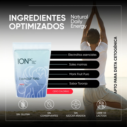 ION X Essential Keto To Go Bolsa 150 g Toronja