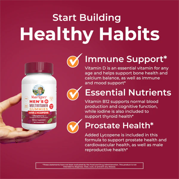 Gomitas multivitamínicas para hombres mayores de 40 años / Men’s 40+ Multivitamin Gummies