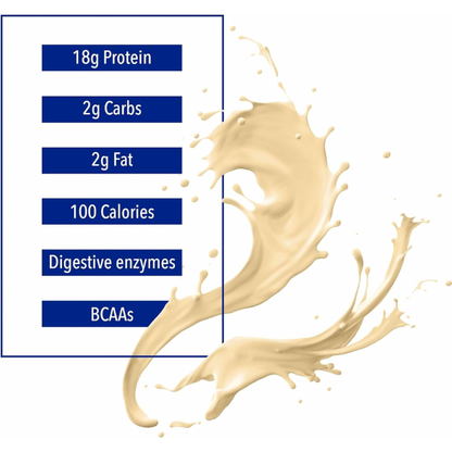 Whey Factors® Proteína en Polvo de Buey Alimentado con Pasto  – Vainilla Francesa 2 lb, Natural Factors