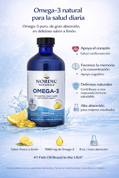 Omega-3 - 1,560mg - 237ml