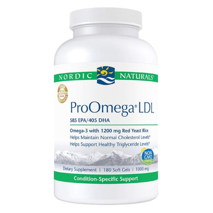 Pro-Omega® LDL EPA 585 mg DHA 405 mg (180 softgels), Nordic Naturals