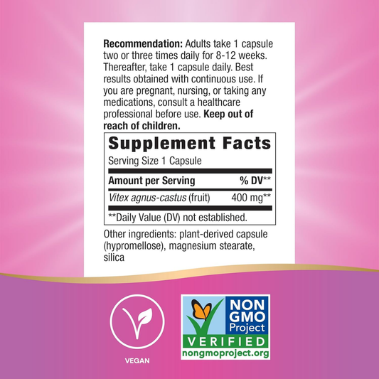 Fruta Vitex 400 mg (320 veg caps), Nature's Way