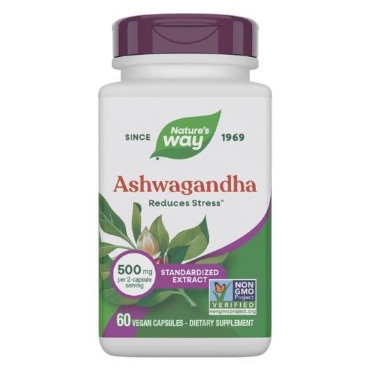Ashwagandha - Extracto Premium - 500mg - 60 Cápsulas Veganas