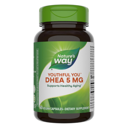 Youthful You - DHEA - 5mg - 60 Cápsulas Vegetales