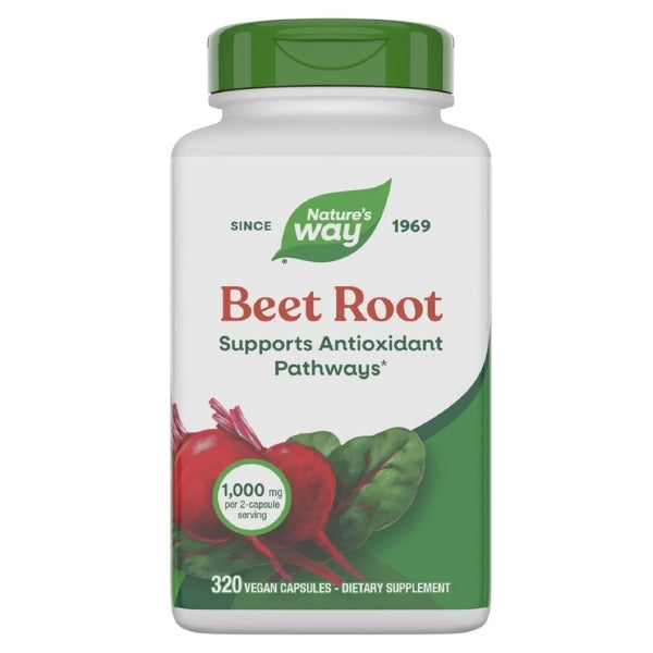 Betabel - Raíz - 1,000mg - 320 Cápsulas Veganas