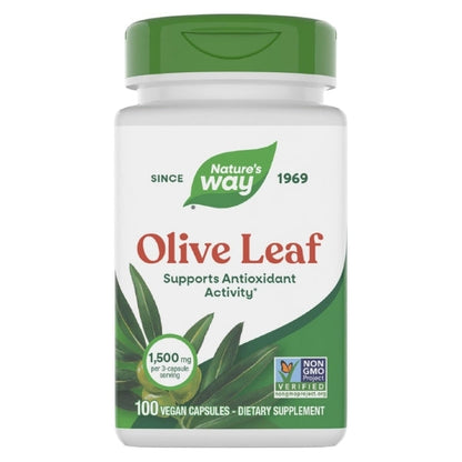 Olivo - Hoja - 1,500mg - 100 Cápsulas Veganas