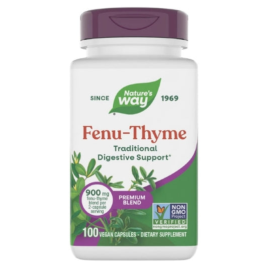 Fenu-Thyme - Mezcla Premium - 900mg - 100 Cápsulas Veganas