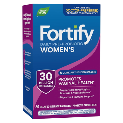 Fortify® 30 Billion Probiotico Diario para Mujeres (30 caps), Nature's Way