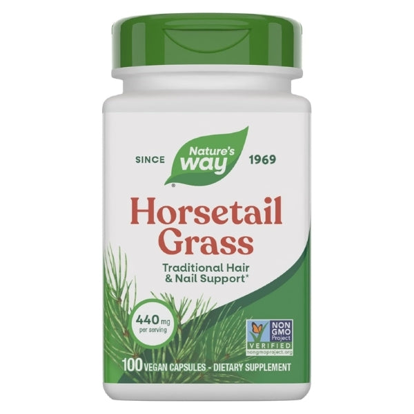 Cola de Caballo - Hierba - 440mg - 100 Cápsulas Veganas