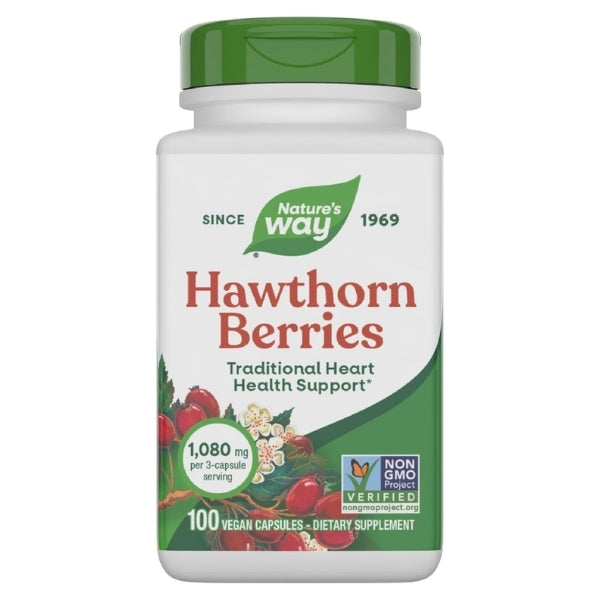 Espino - Bayas - 1,080mg - 100 Cápsulas Veganas