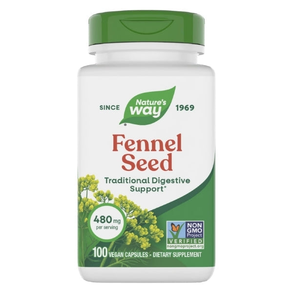 Hinojo - Semilla - 480mg - 100 Cápsulas Veganas