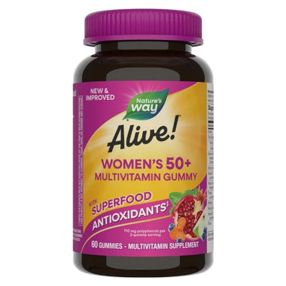 Alive!® Multivitaminico Para Mujeres 50+ (60 gomitas), Nature's Way