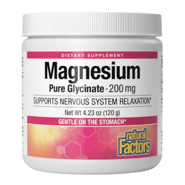 Bisglicinato de Magnesio 200 mg 5.1 oz, Natural Factors