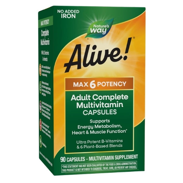 Alive!® Max6 Multivitaminico De Potencia (90 caps), Nature's Way