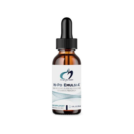 Hi-Po Emulsi-A™ (1 fl oz /30 ml) Vitamina A 1500mcg, Designs for Health