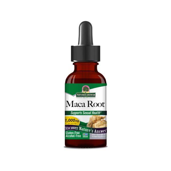 Extracto Líquido de Raíz de Maca 1 oz( 30 ml)  Sin Alcohol, Natures Answer