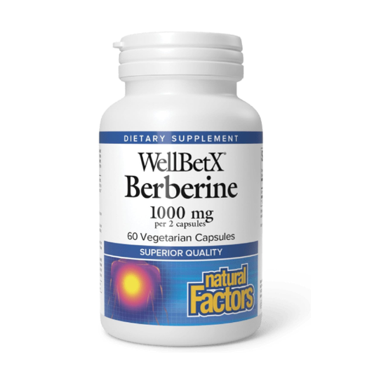 WellBetX® Berberina 500 mg 60 vcap, Natural Factors