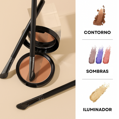 Brochas Duales de Maquillaje (3 Pack), Lindo