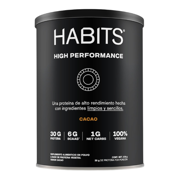 Proteína sabor Cacao para Alto Rendimiento (578 gr), Habits