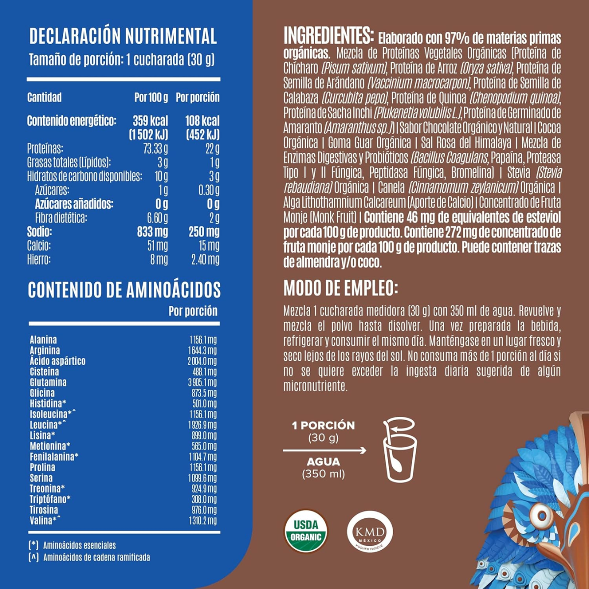 EX Falcon Proteina Chocolate (510 g), Birdman