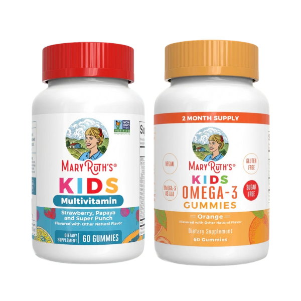 KIT #2 Multivitaminico para Niños + Omega-3 para Niños, Mary Ruth's