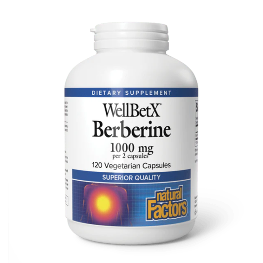 WellBetX® Berberina 500 mg 120 vcap, Natural Factors