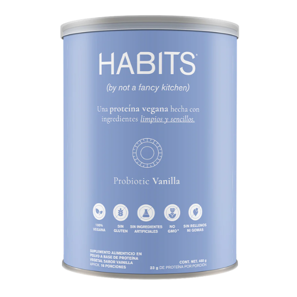 Proteina Probiotica sabor Vainilla - 488g, Habits