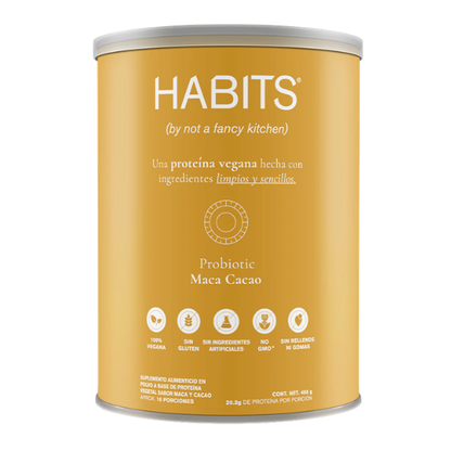 Proteina Probiotica sabor Maca Cacao (488 gr), Habits
