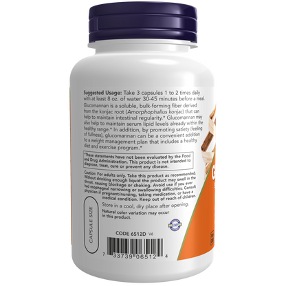 Glucomanano 575 mg (180 Veg Caps) /Glucomannan 575 mg