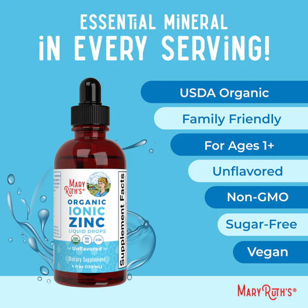 Zinc iónico líquido (120ml) / Zinc Drops, Unflavored, Org, (4oz)