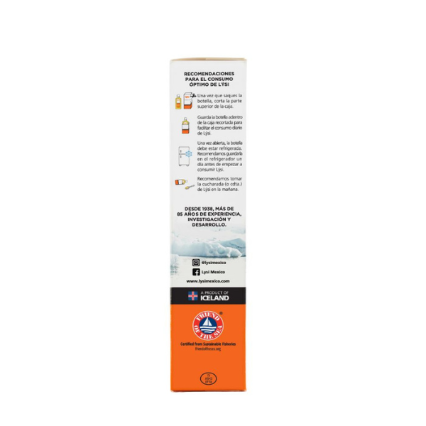 Omega-3 DHA, Aceite de Pescado sabor Limón (240 ml), Lysi