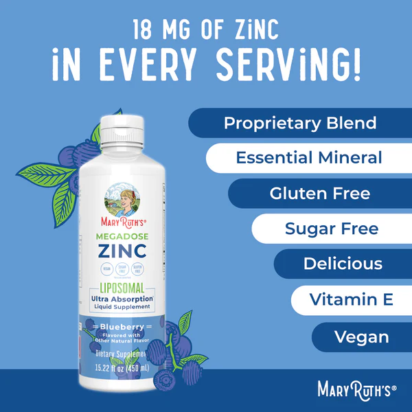 Zinc Liposomal Megadosis 426 ml / Zinc Liposomal, Blueberry, (15.22oz)