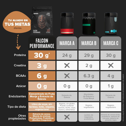 EX Falcon Performance Chocolate (1.9 Kg), Birdman