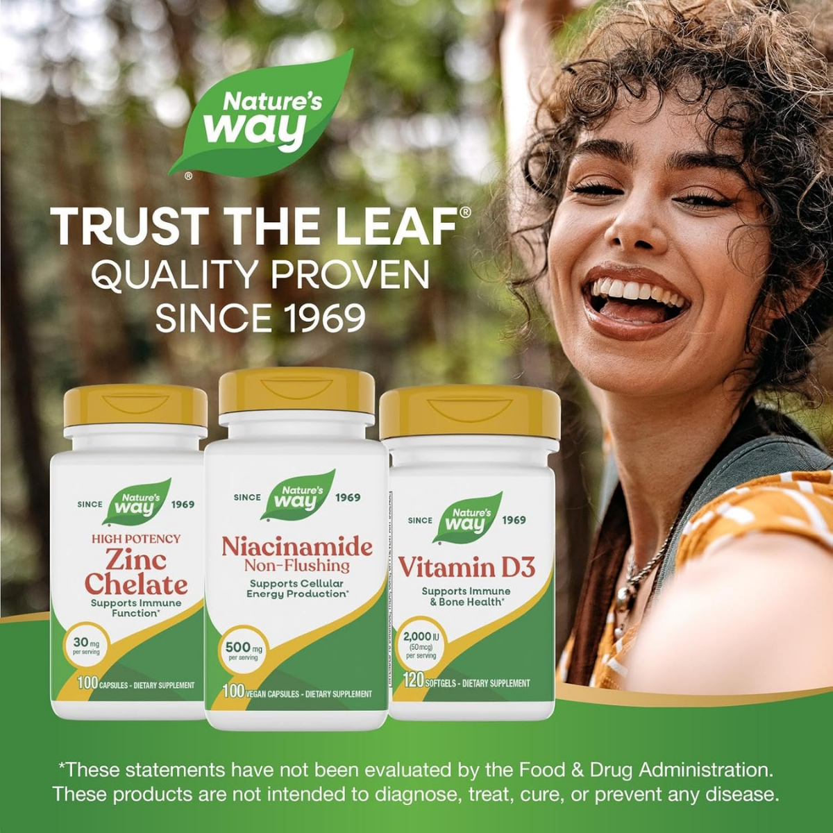 Niacinamida 500 mg (100 caps), Nature's Way