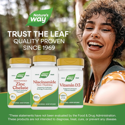 Niacinamida 500 mg (100 caps), Nature's Way