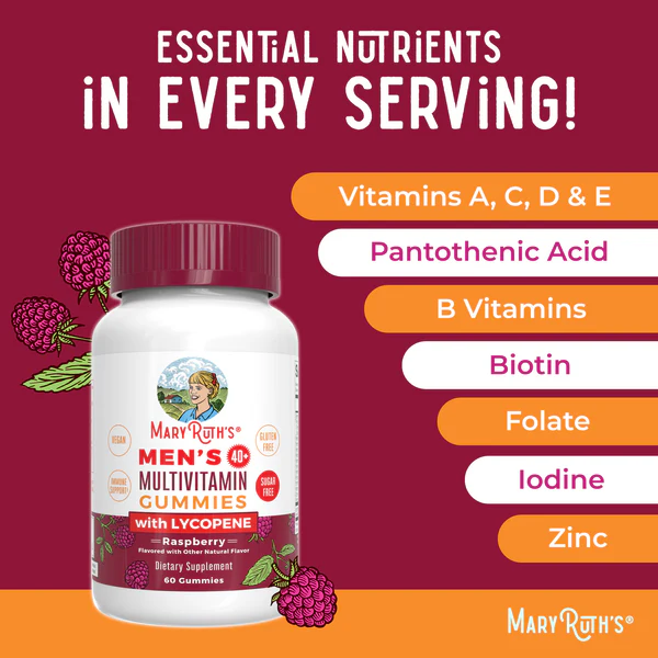 Gomitas multivitamínicas para hombres mayores de 40 años / Men’s 40+ Multivitamin Gummies